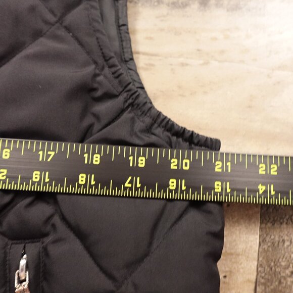 Vintage‎ Tommy Hilfiger Quilted Puffer Vest - Black, Size L down fill - Picture 5 of 9
